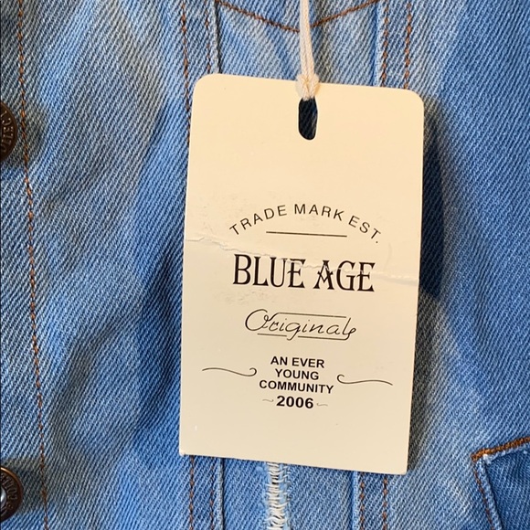 Blue Age Oversized Demin Jacket - Picture 2 of 4